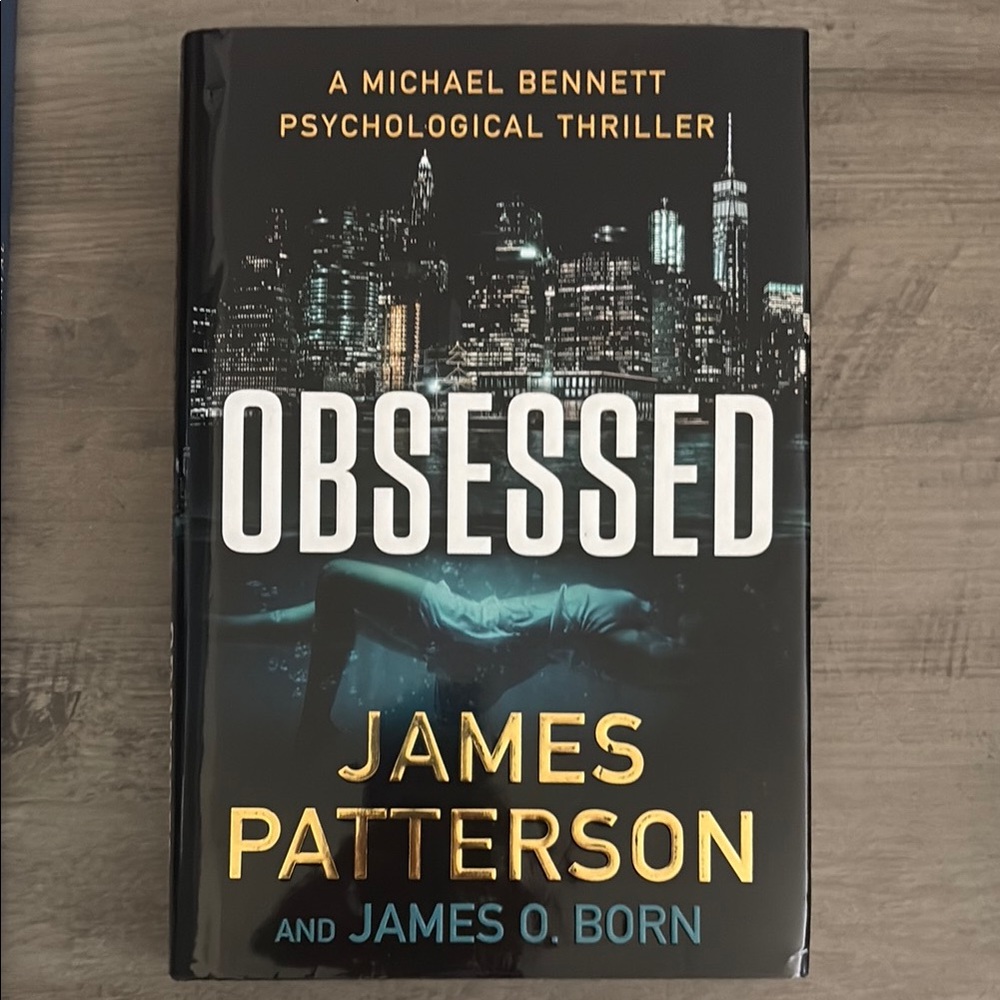 James Patterson Black Hardcover Notebook